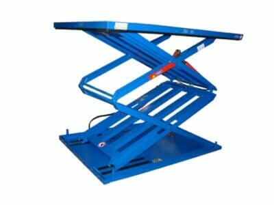 Figure Flat stroke table in blue