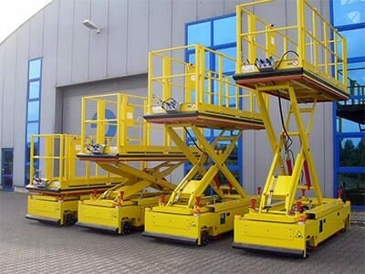 Mobile elevating work platforms