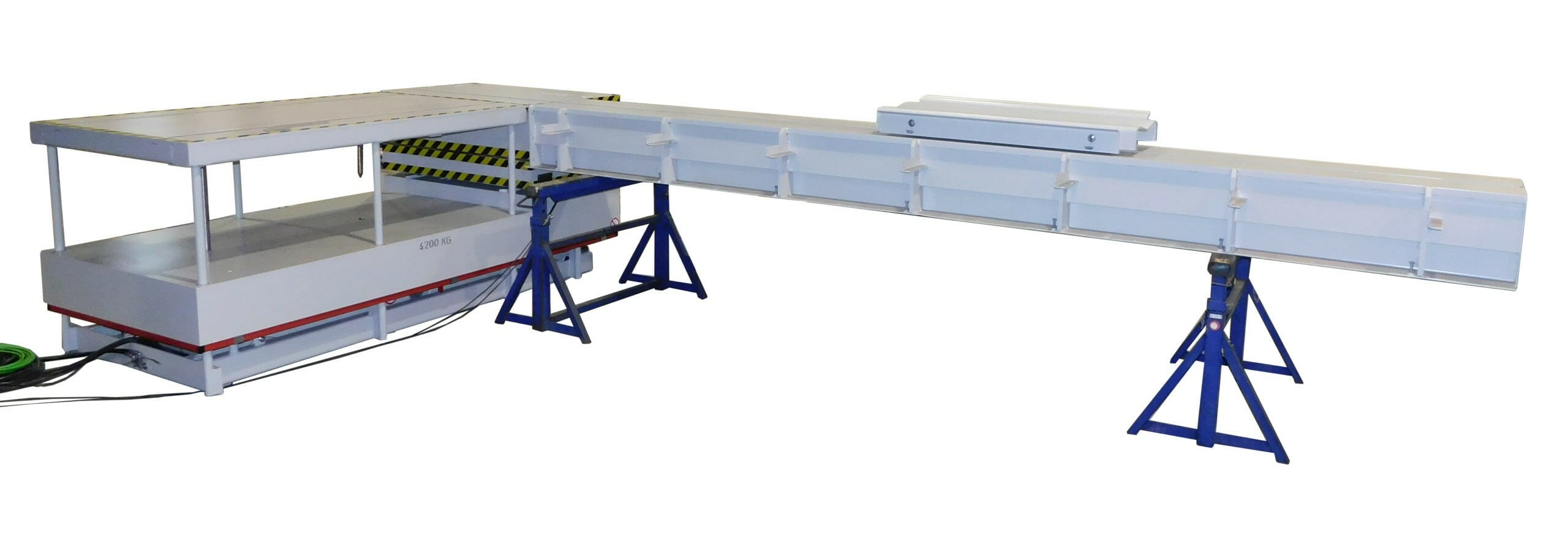 Illustration paper and plastic coil transporter long